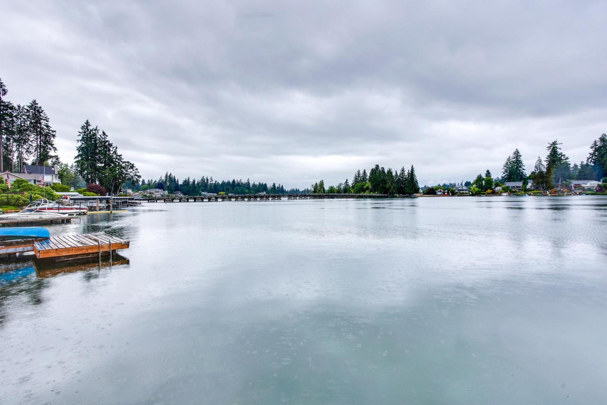 Tacoma Home On Steilacoom Lake With Dock! מראה חיצוני תמונה